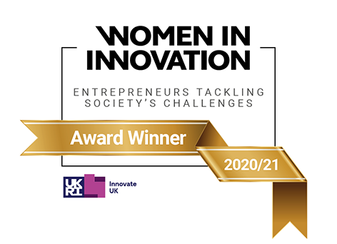 Women in Innovation award winner logo 2020-21